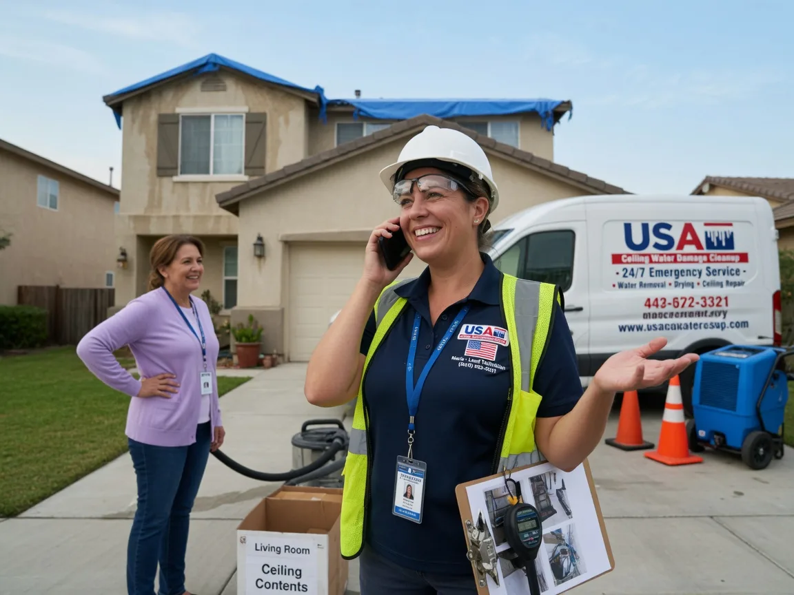 Ceiling Water Damage Restoration West College Corner, IN FAQs